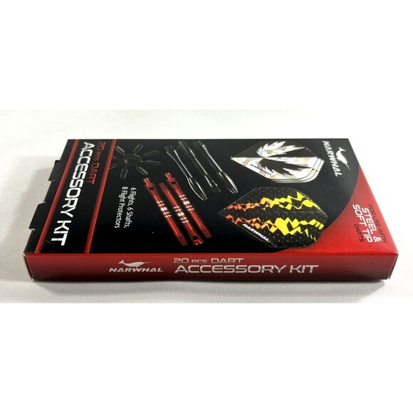 NARWHAL 20 Piece Dart Accessory Kit For Steel & Soft Tip Darts Adult Game Sport - Picture 4 of 6
